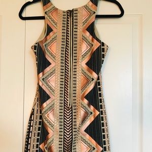 Metallic dress :: mini